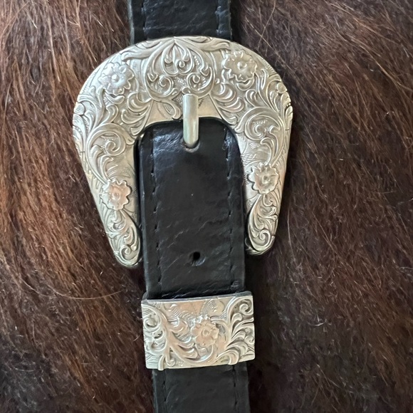 Patricia Nash Cow Hide and Leather bag with Turquoise accents - Picture 9 of 9